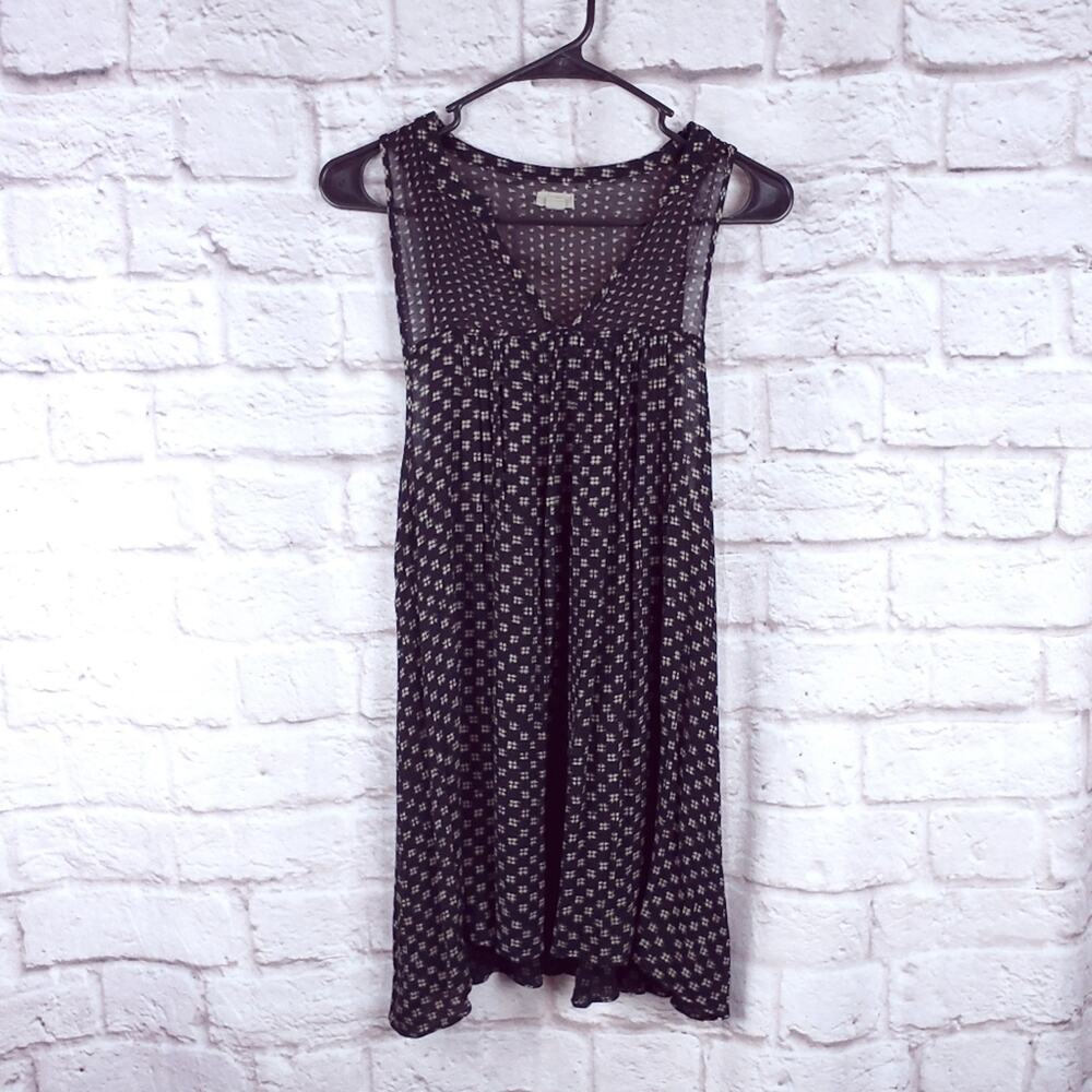 Ecote small sheer tank top blouse shirt